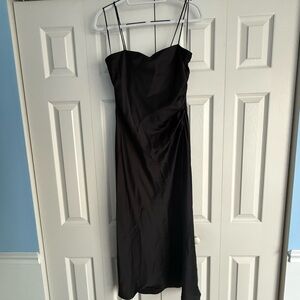 Zara Black Spaghetti Strap Dress